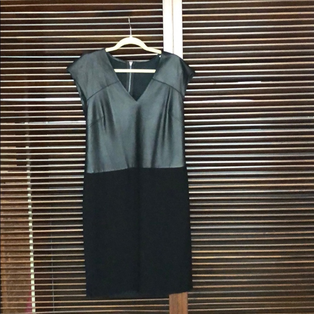 Phillip Lim Leather Top Dress-  tag missing